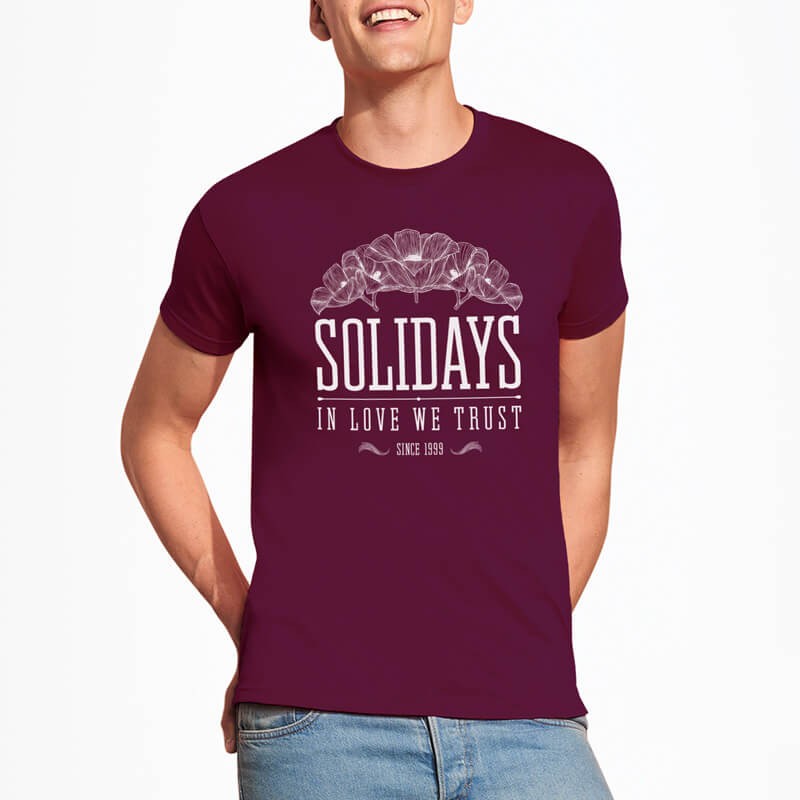 t-shirt homme solidays love 1999 t-shirt homme solidays love 1999