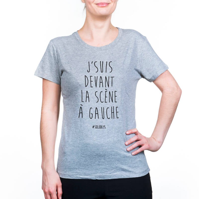T-shirt Je suis devant la scène Solidays T-shirt Je suis devant la scène Solidays