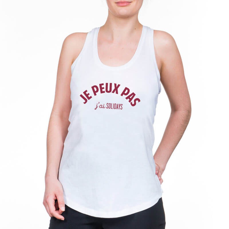 Débardeur Solidays Je peux pas Débardeur Solidays Je peux pas