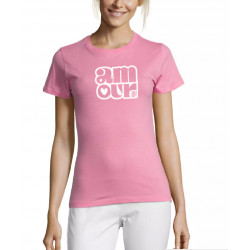 T-shirt Slim Grand Amour...