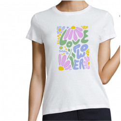 T-shirt Slim Love Power