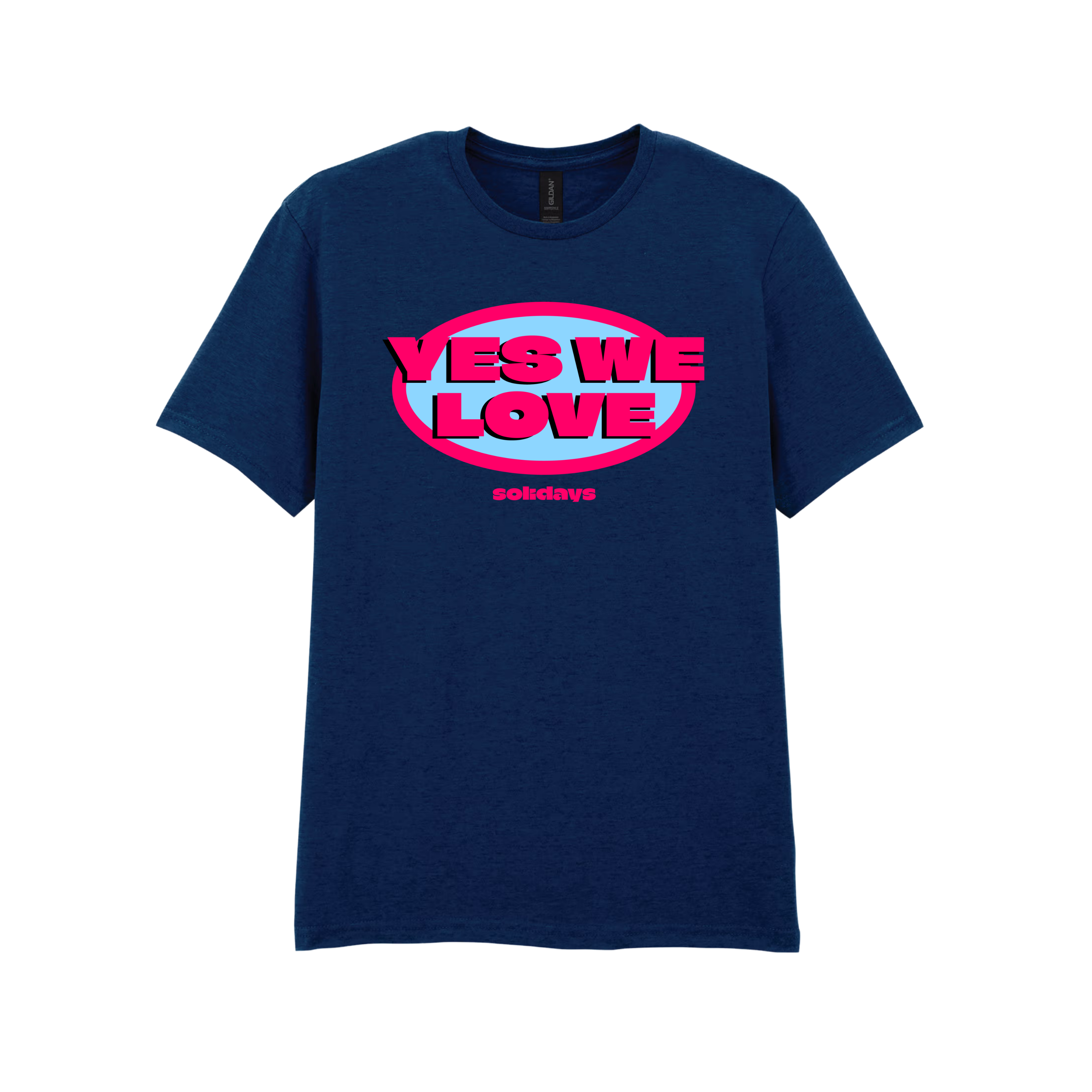 T-shirt Bleu Marine Yes We Love