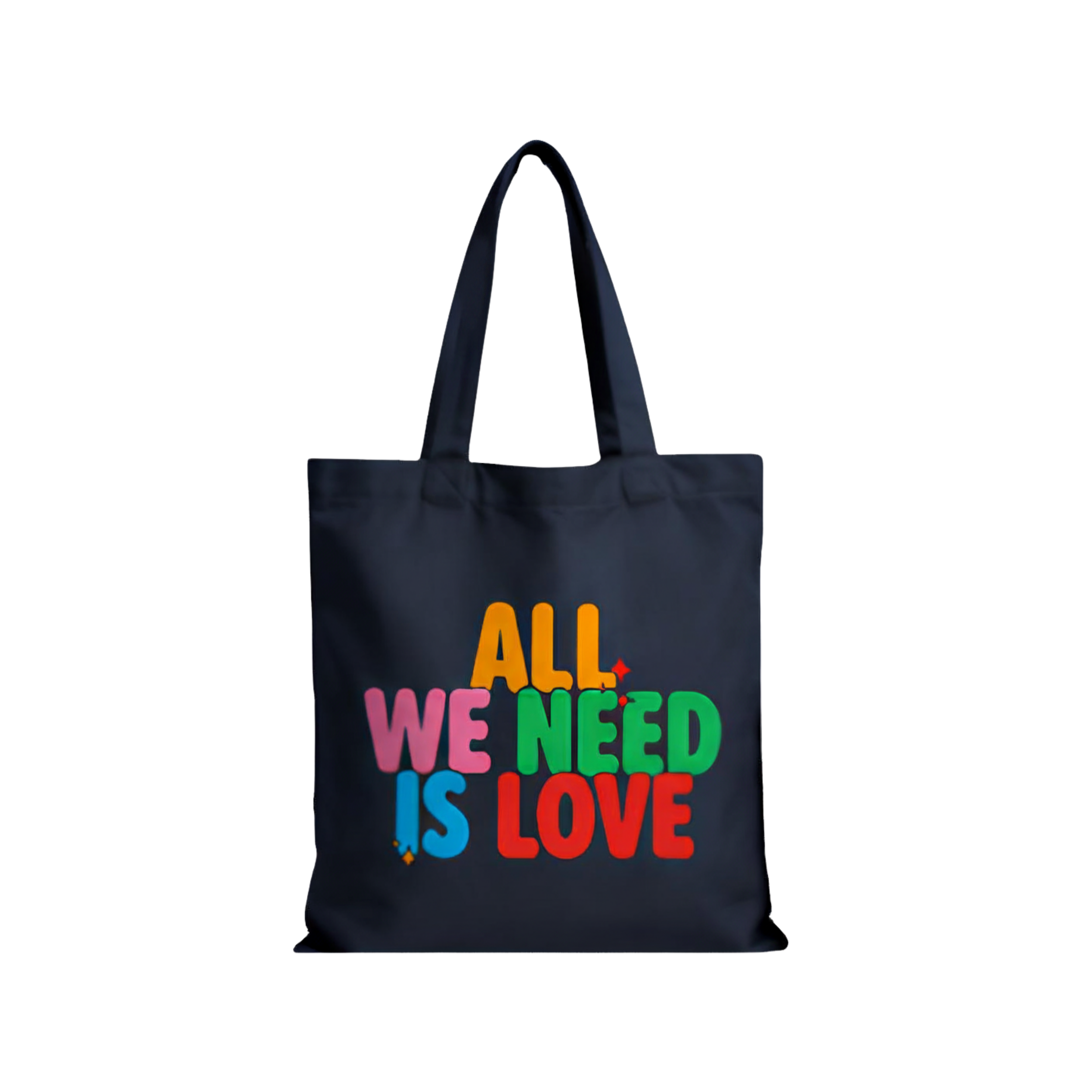 Totebag Bleu Marine All We Need Is Love