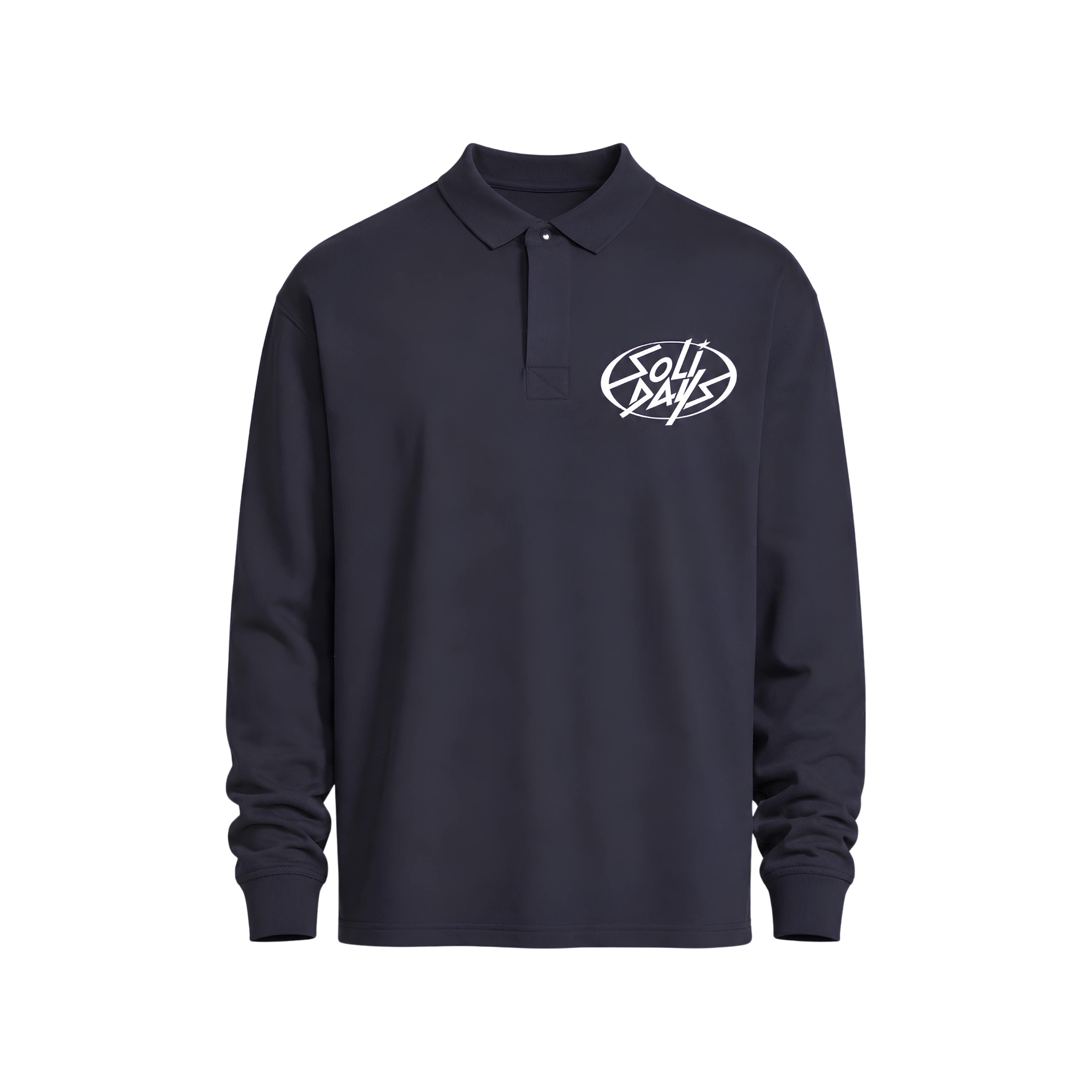Sweat Polo Bleu Marine Ellipse