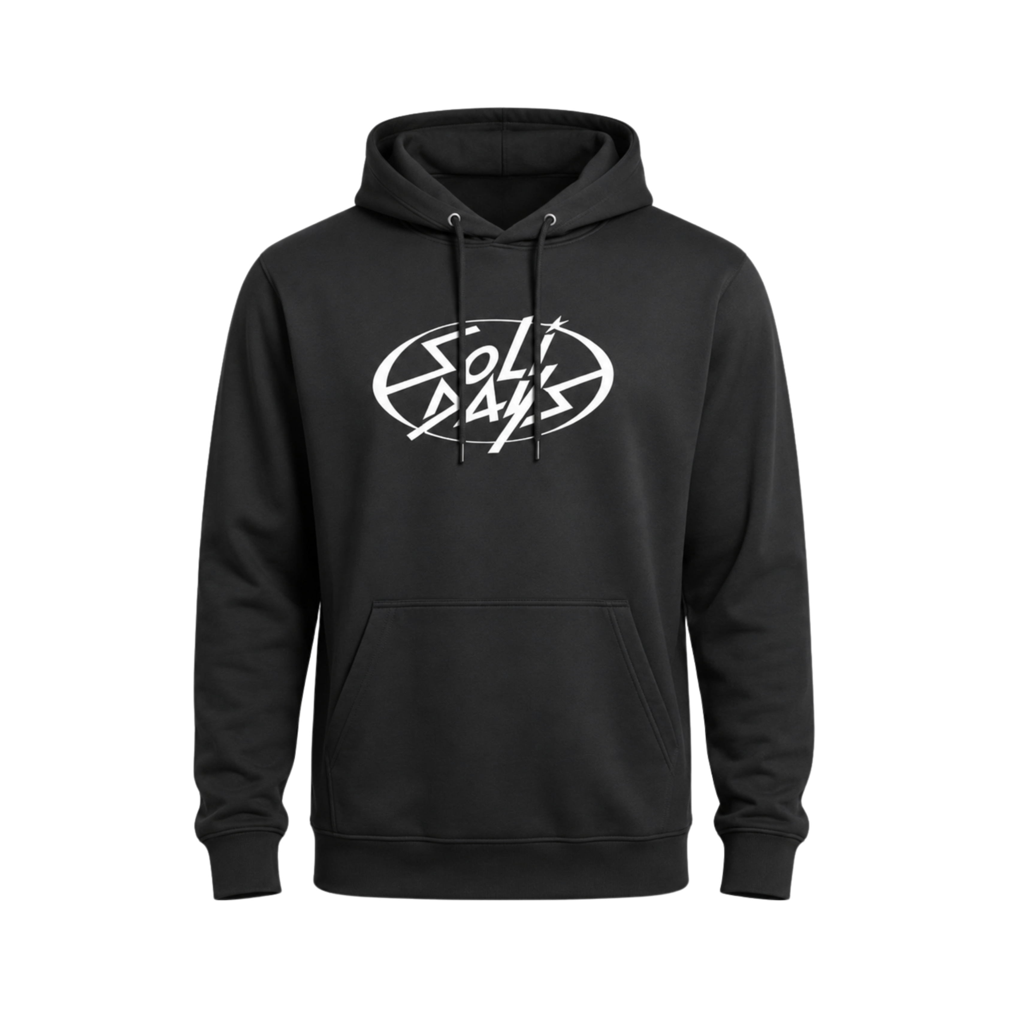 Sweat à Capuche Noir Ellipse