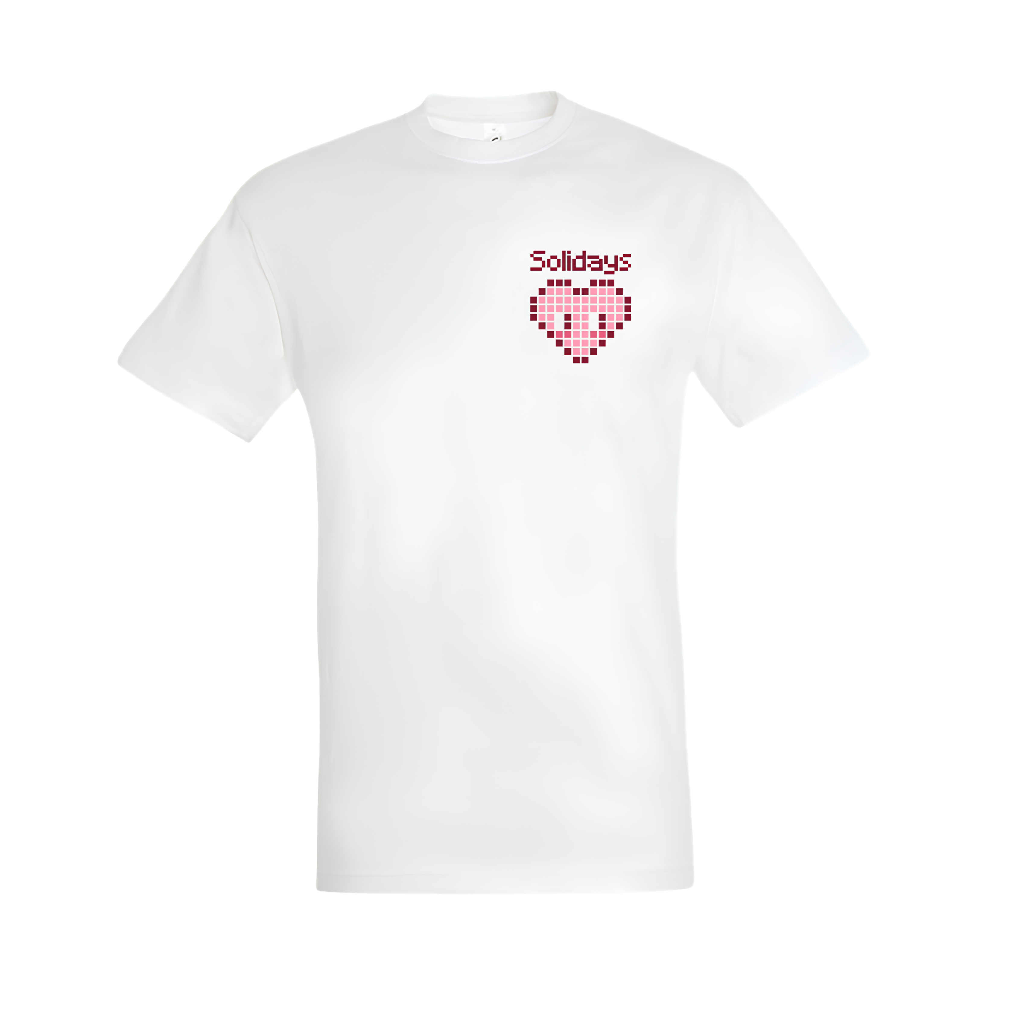 T-shirt Blanc Pixel Heart