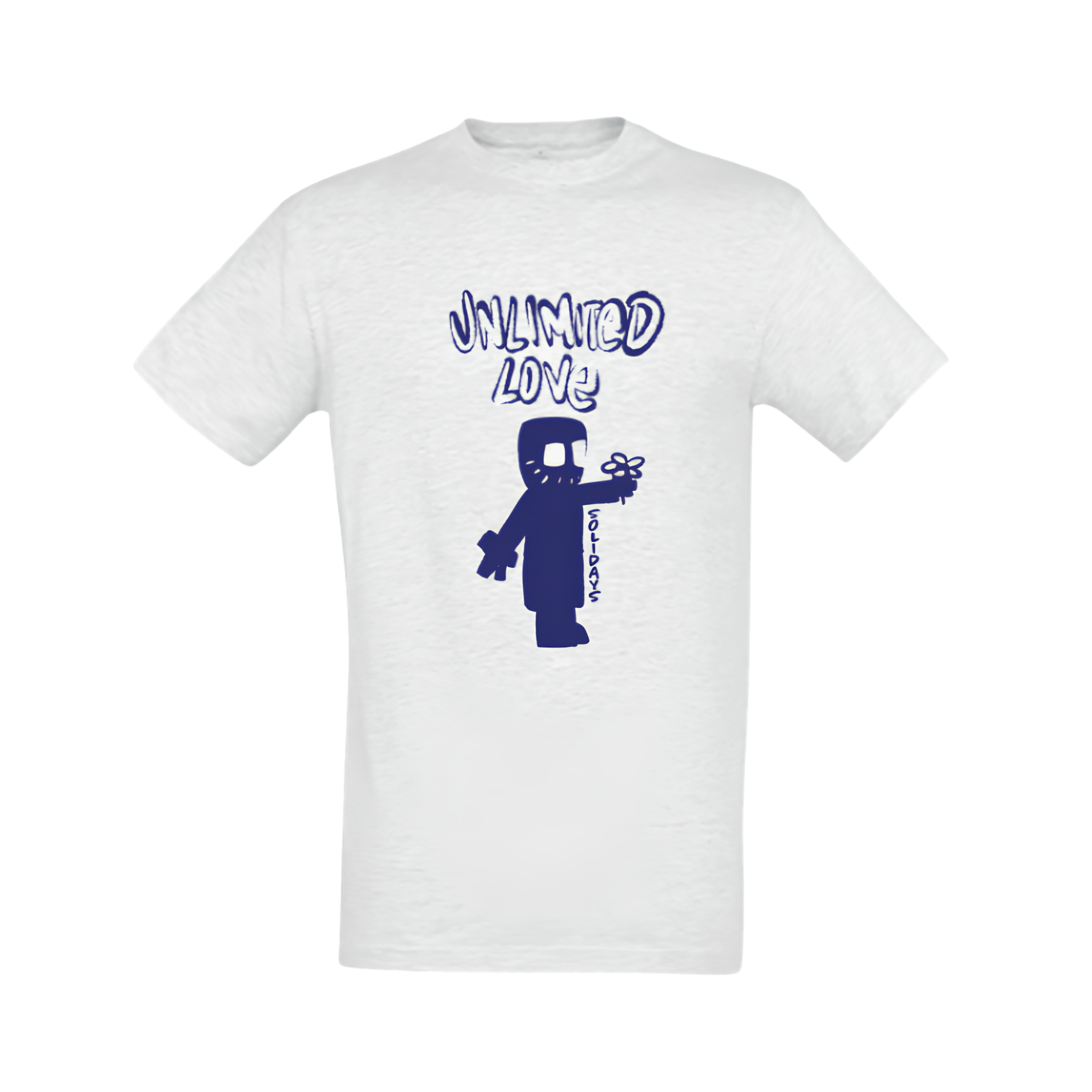 T-shirt Blanc Chiné Unlimited Love