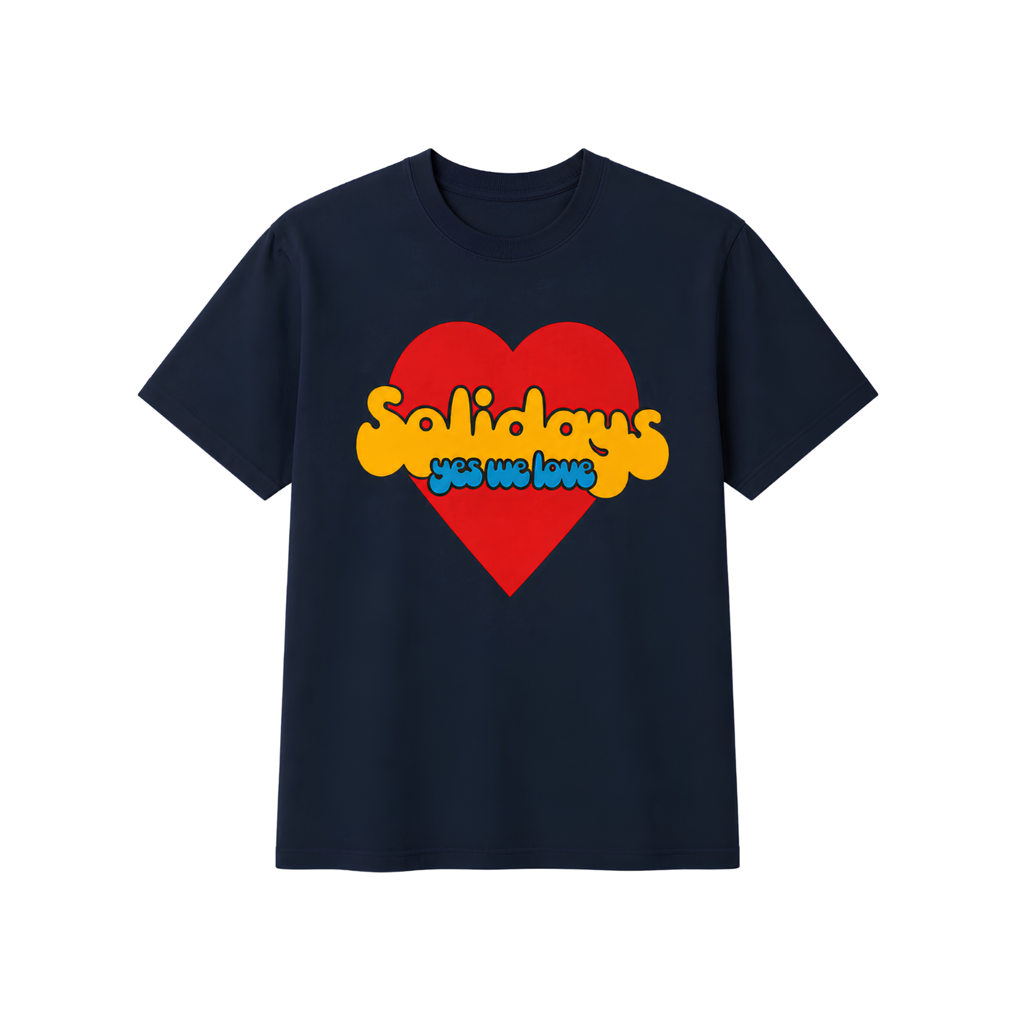 T-shirt Bleu Marine Solilove