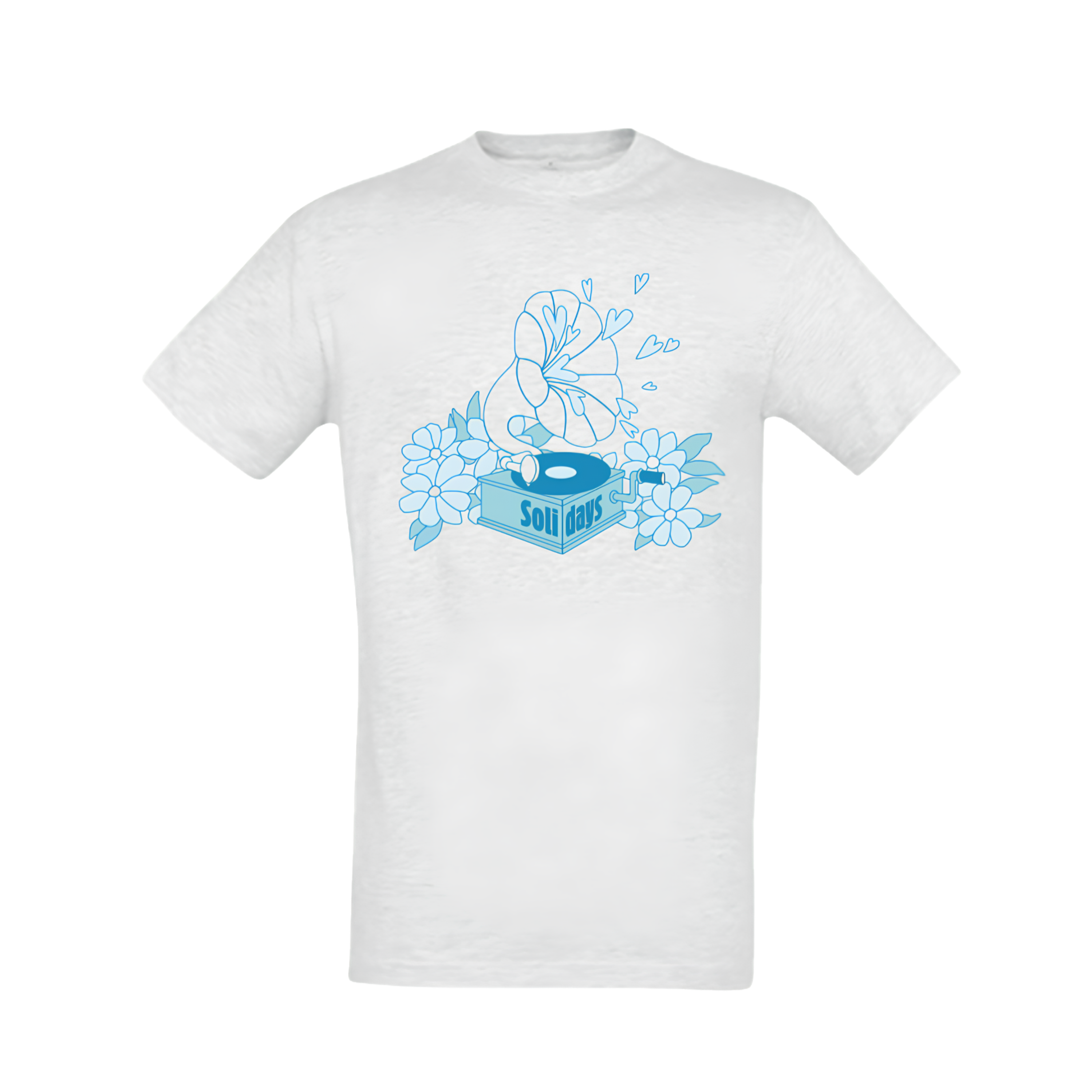 T-shirt Blanc Gramophone
