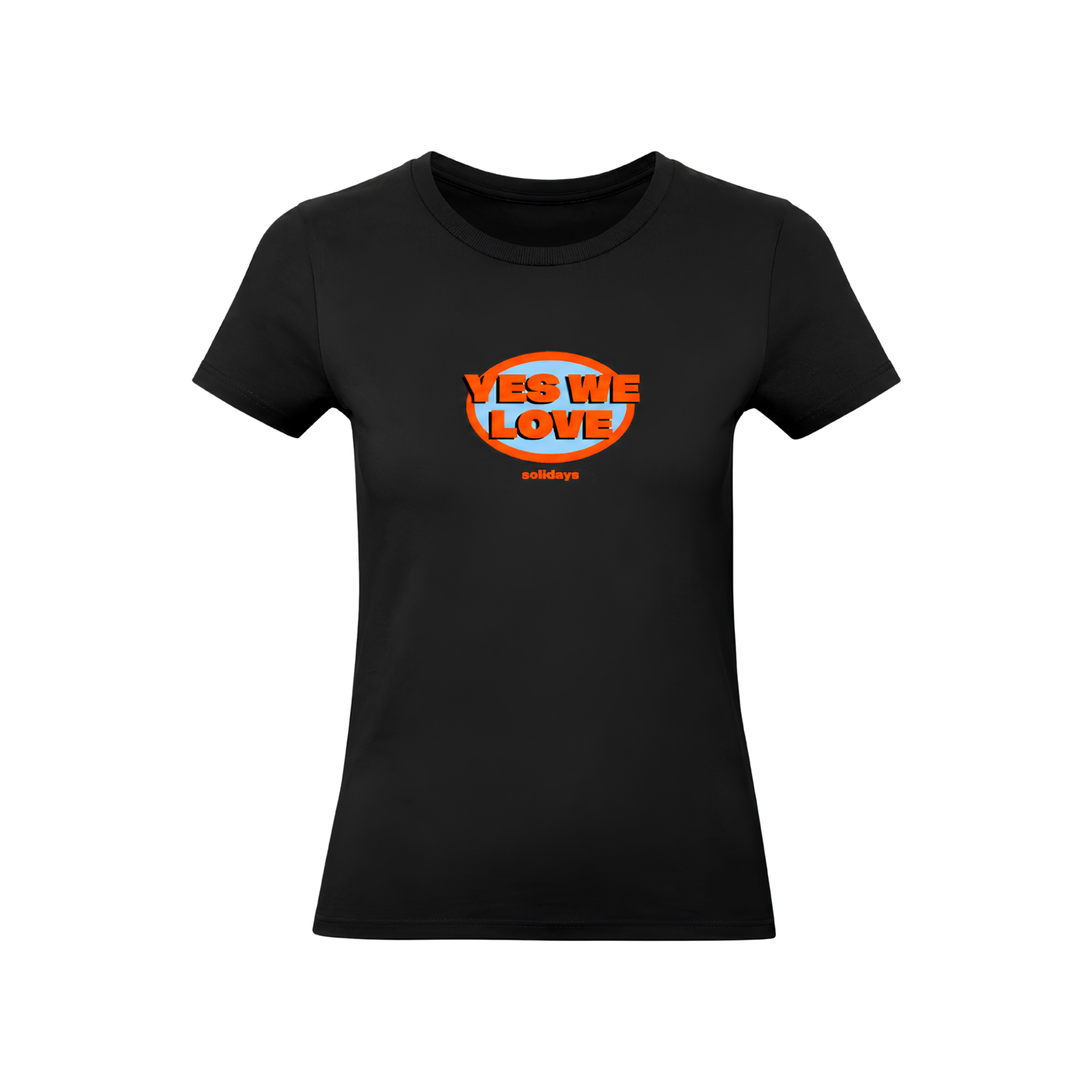 T-shirt Cintré Noir Yes We Love