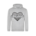 Sweat à Capuche Gris Love Nation