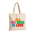 Totebag Beige All We Need Is Love