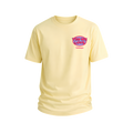 T-shirt Jaune Pâle Yes We Love
