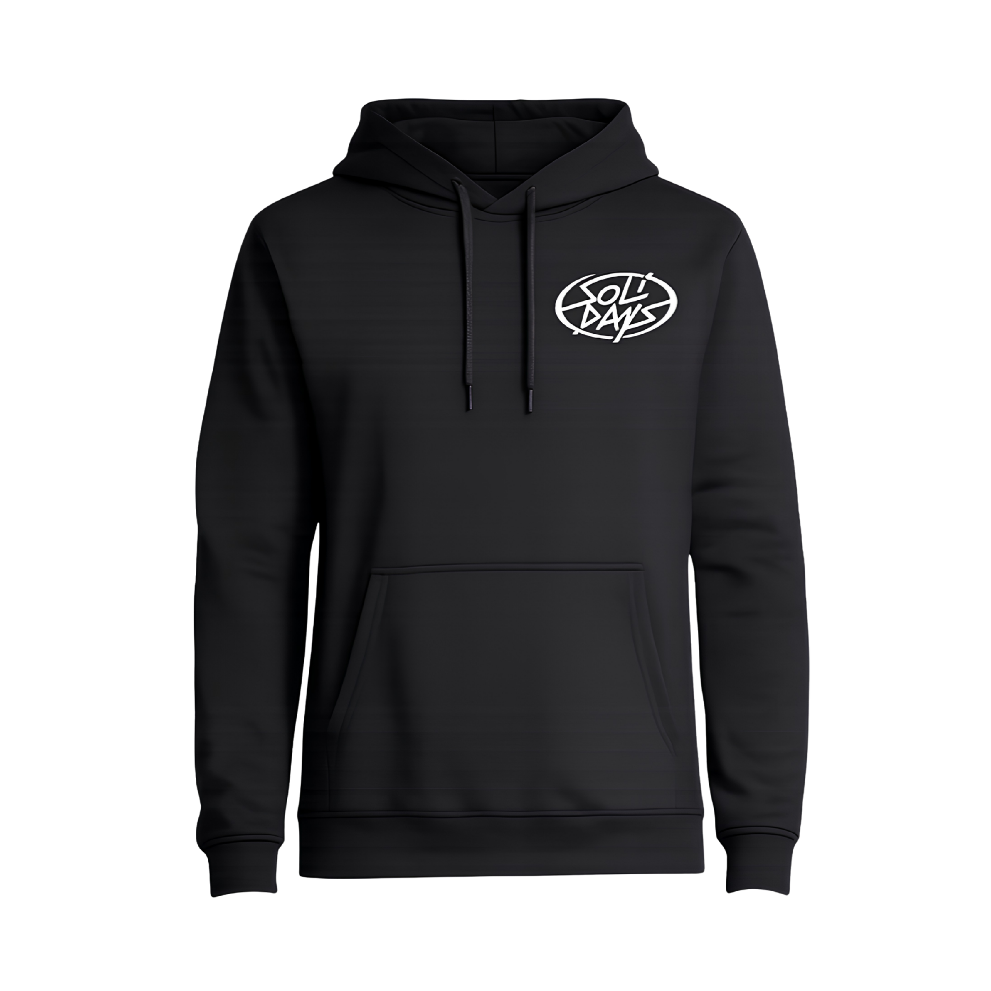 Sweat à Capuche Noir Ellipse