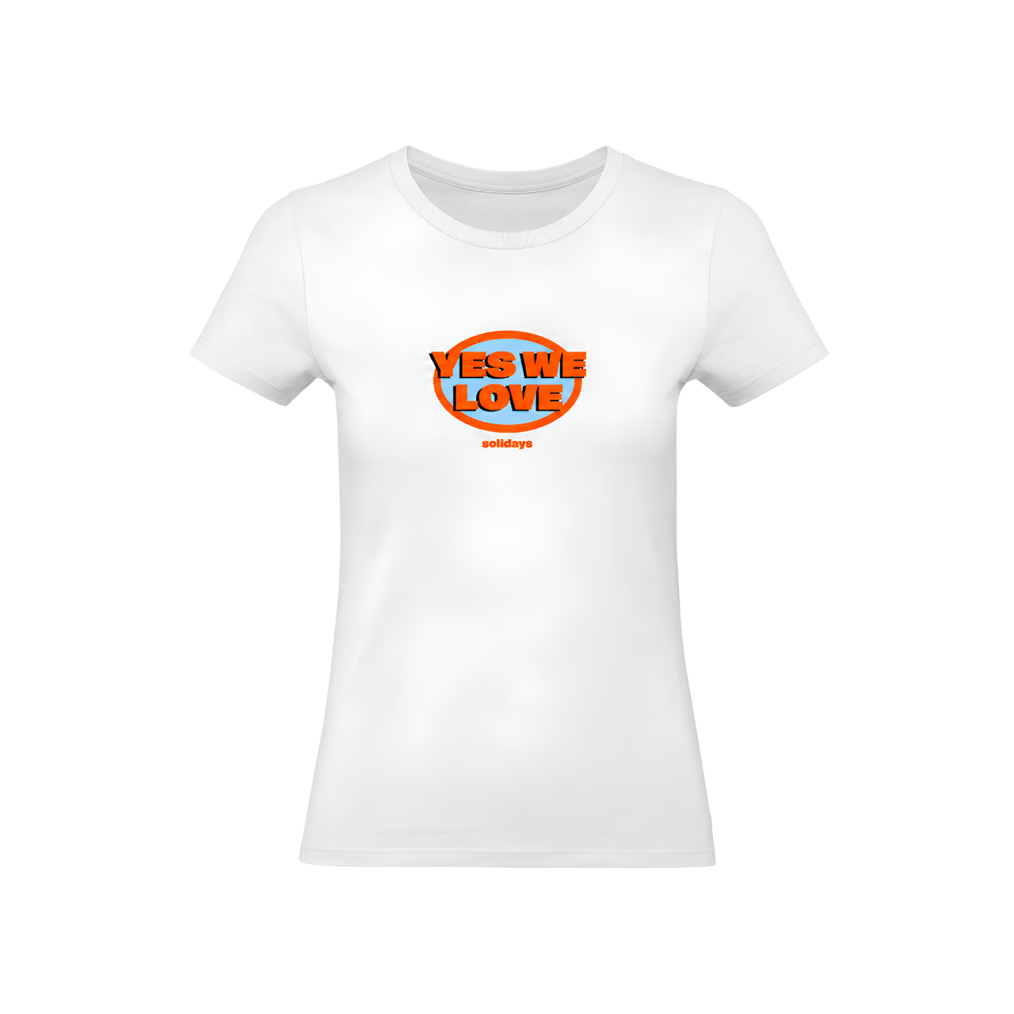 T-shirt Cintré Blanc Yes We Love
