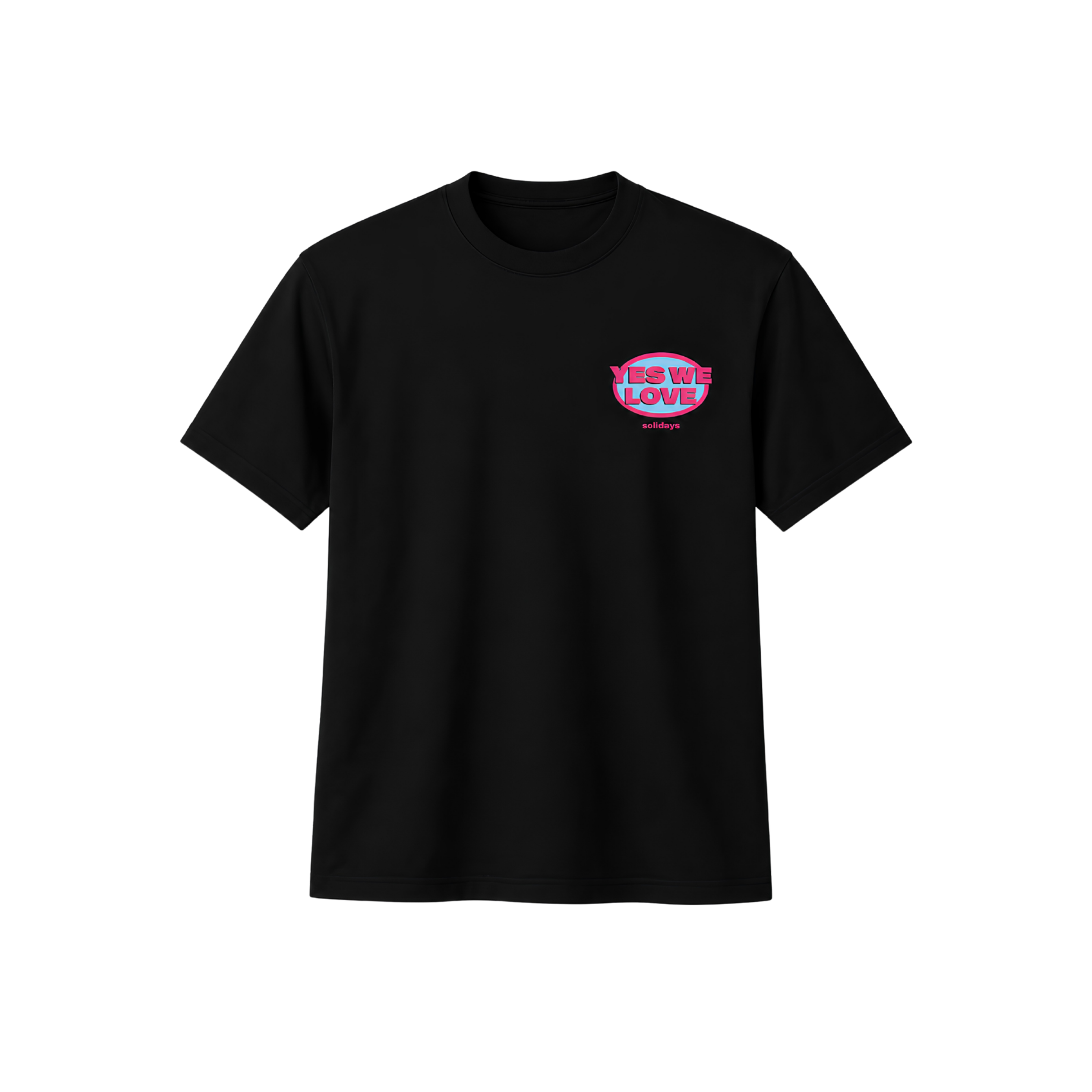 T-shirt Noir Yes We Love