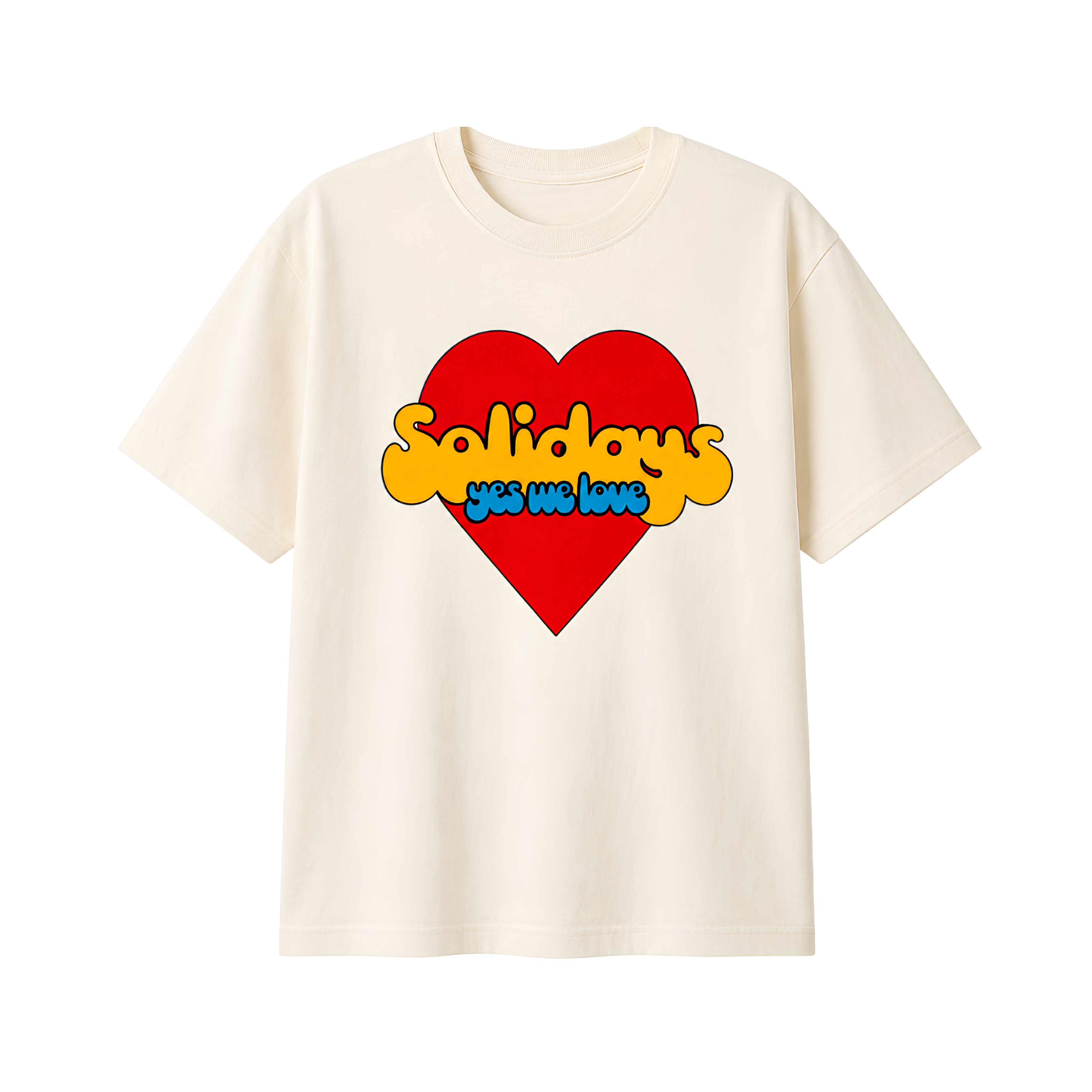 T-shirt Beige Solilove