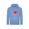 Sweat à Capuche Bleu Solihearts