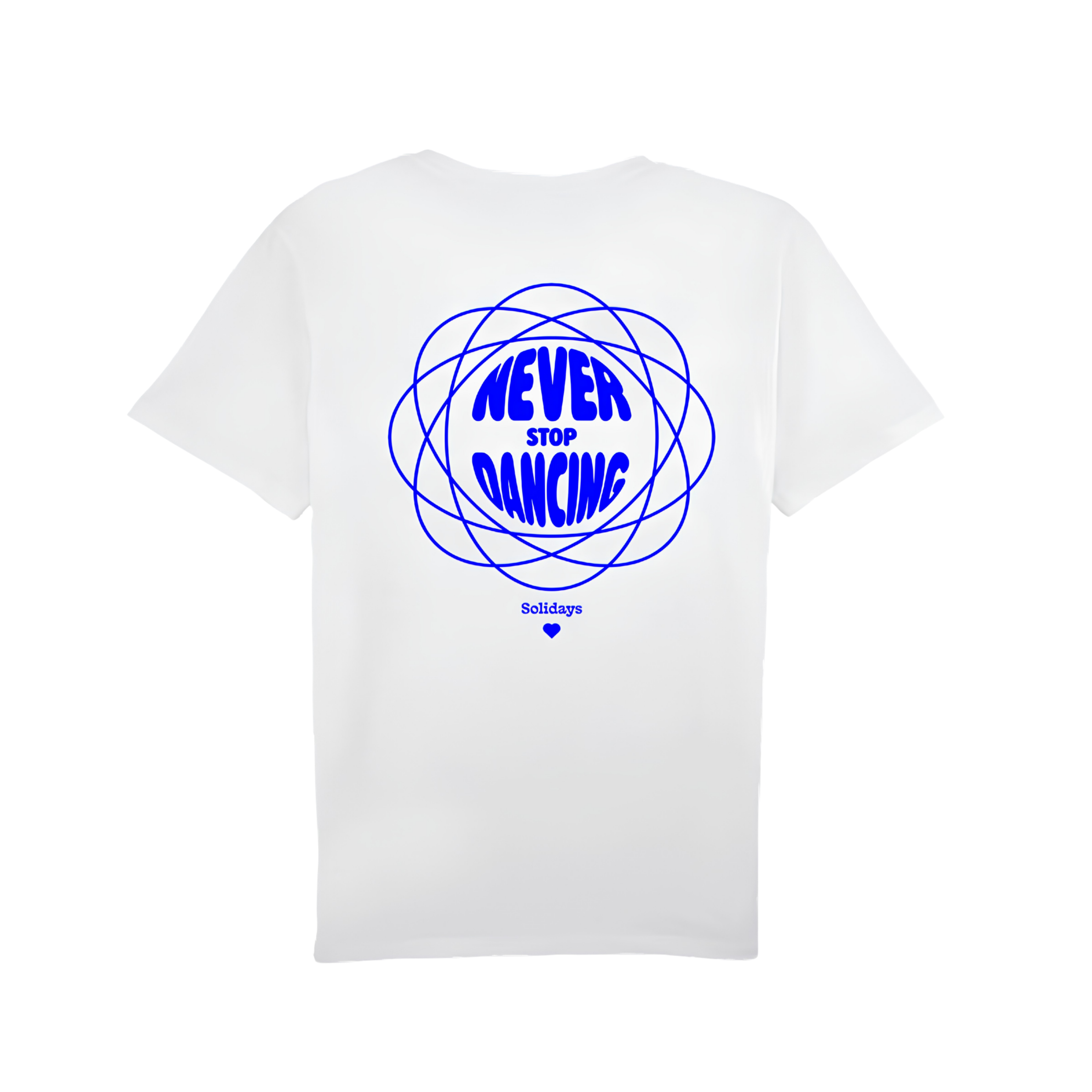 T-shirt Blanc Never Stop Dancing