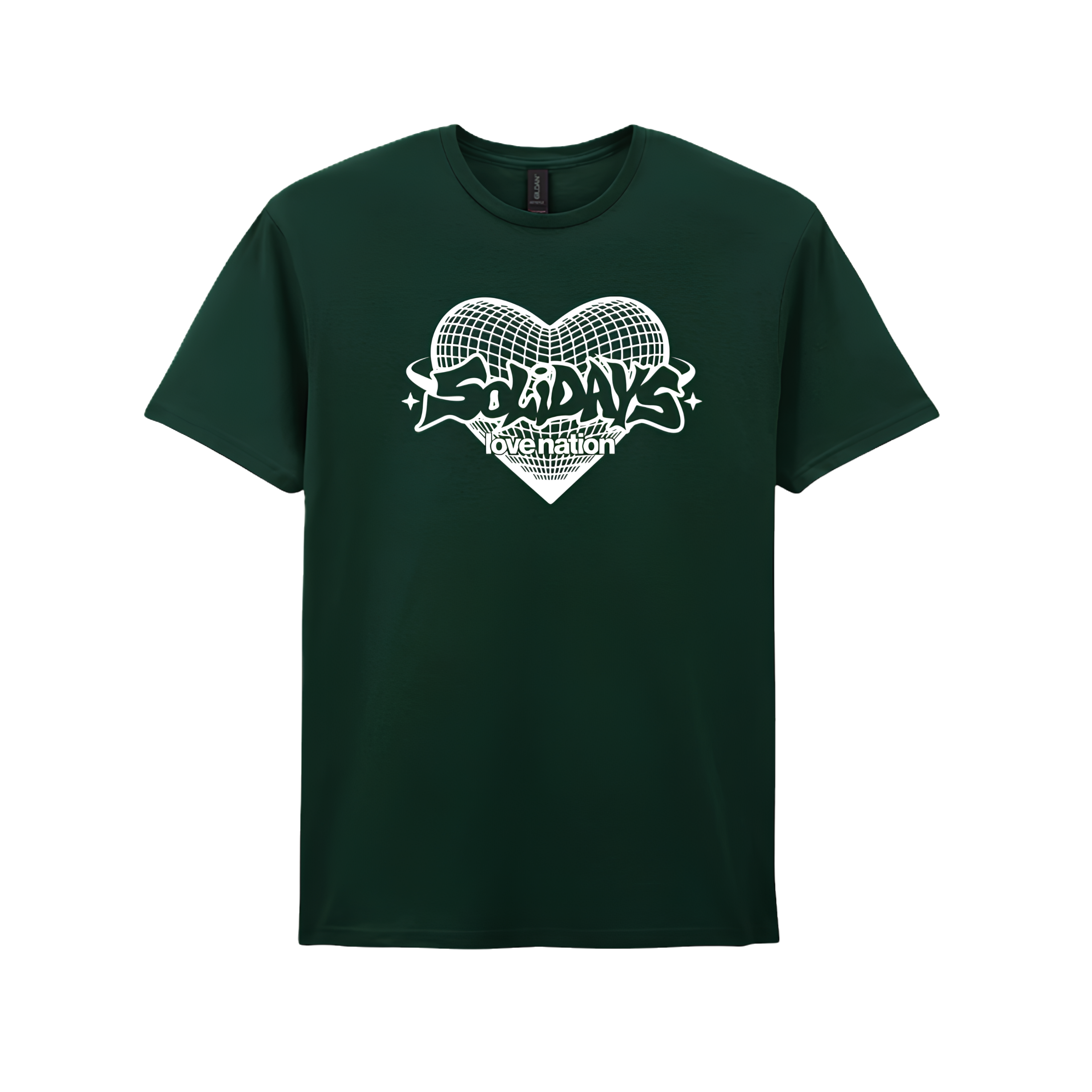 T-shirt Vert Love Nation